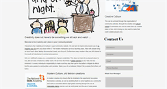 Desktop Screenshot of creativecities.org.uk